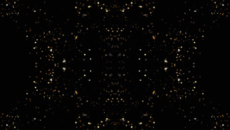 Staubpartikel-überlagern-Schwebende-Glitzernde-Partikel-Auf-Schwarzem-Hintergrund